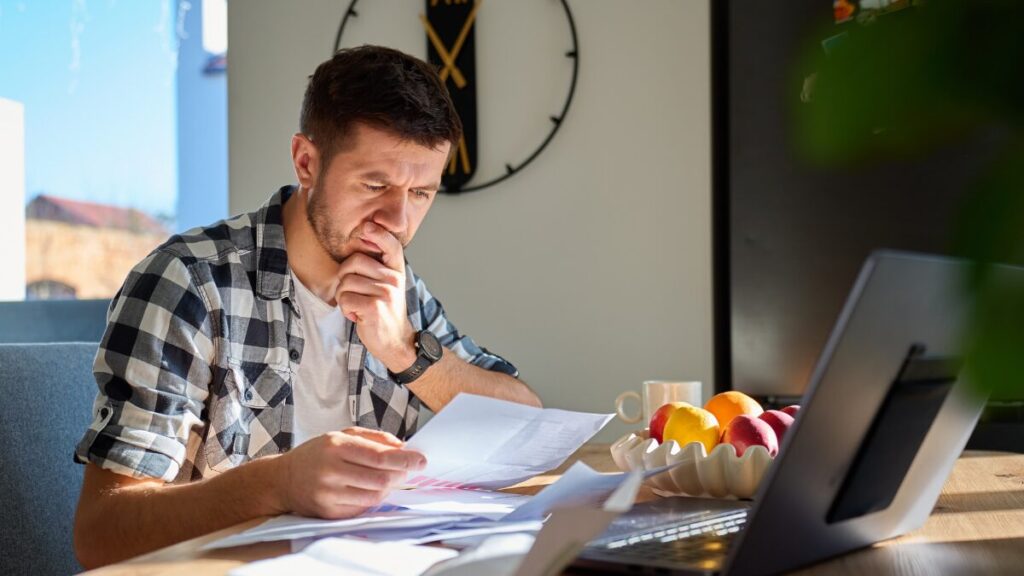 reviewing finances